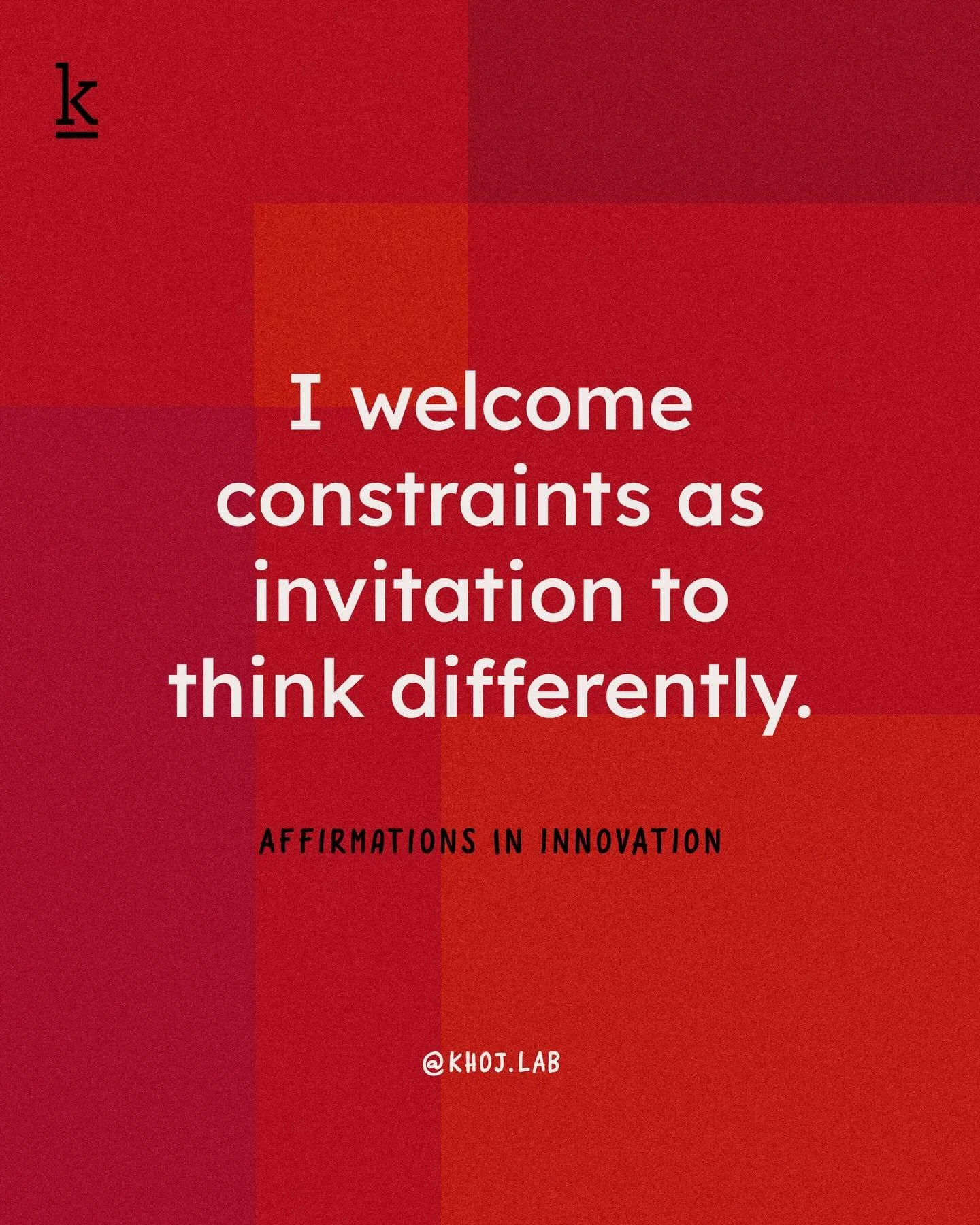 Why do constraints feel so frustrating sometimes? 🤔

Because we often see them as things that get in the way, less time ⏳, fewer resources 💸, and too many rules.

But something interesting happens when options become limited. We stop relying on the