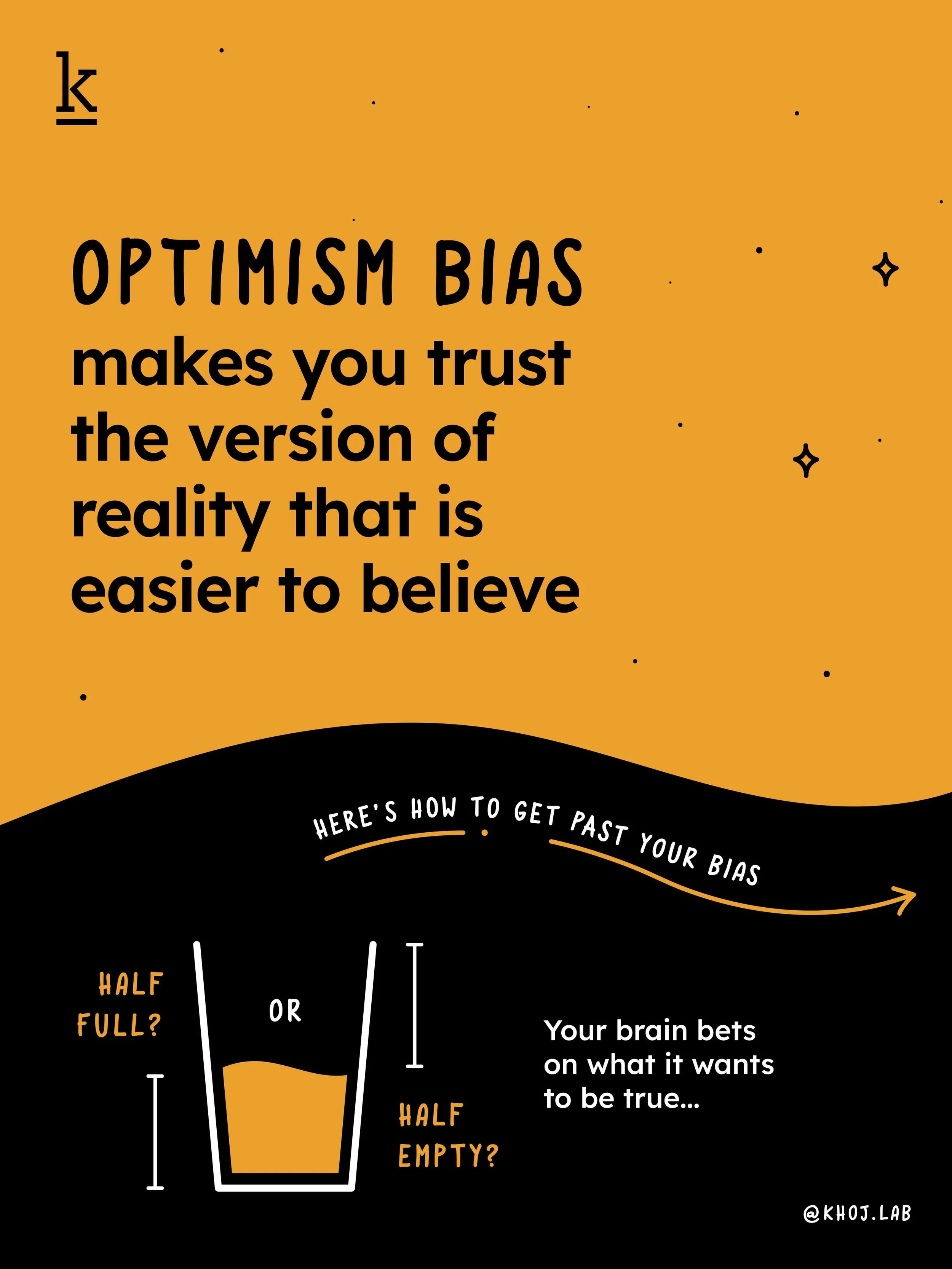 What if the biggest risk to good judgment is how badly we want something to work?

That&rsquo;s the danger of optimism bias. The moment we become emotionally invested in an idea, we stop seeing reality clearly. We notice signs that support us, ignore