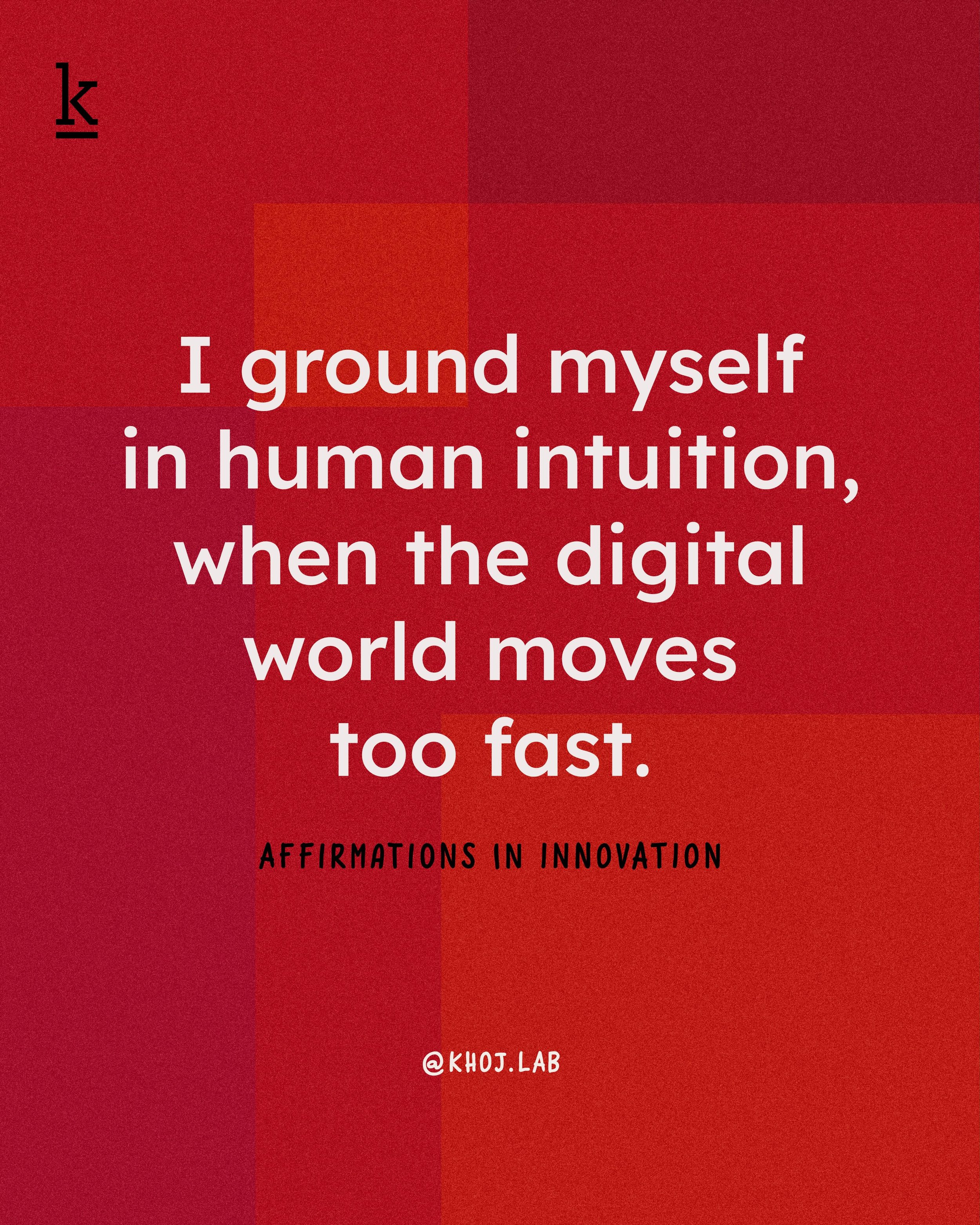 Why does the digital world sometimes feel so overwhelming? 🌍⚡

Because everything is asking for our attention at once. 
There&rsquo;s always a new tool to learn, a new update to understand, a new way we&rsquo;re expected to work, think, or respond. 