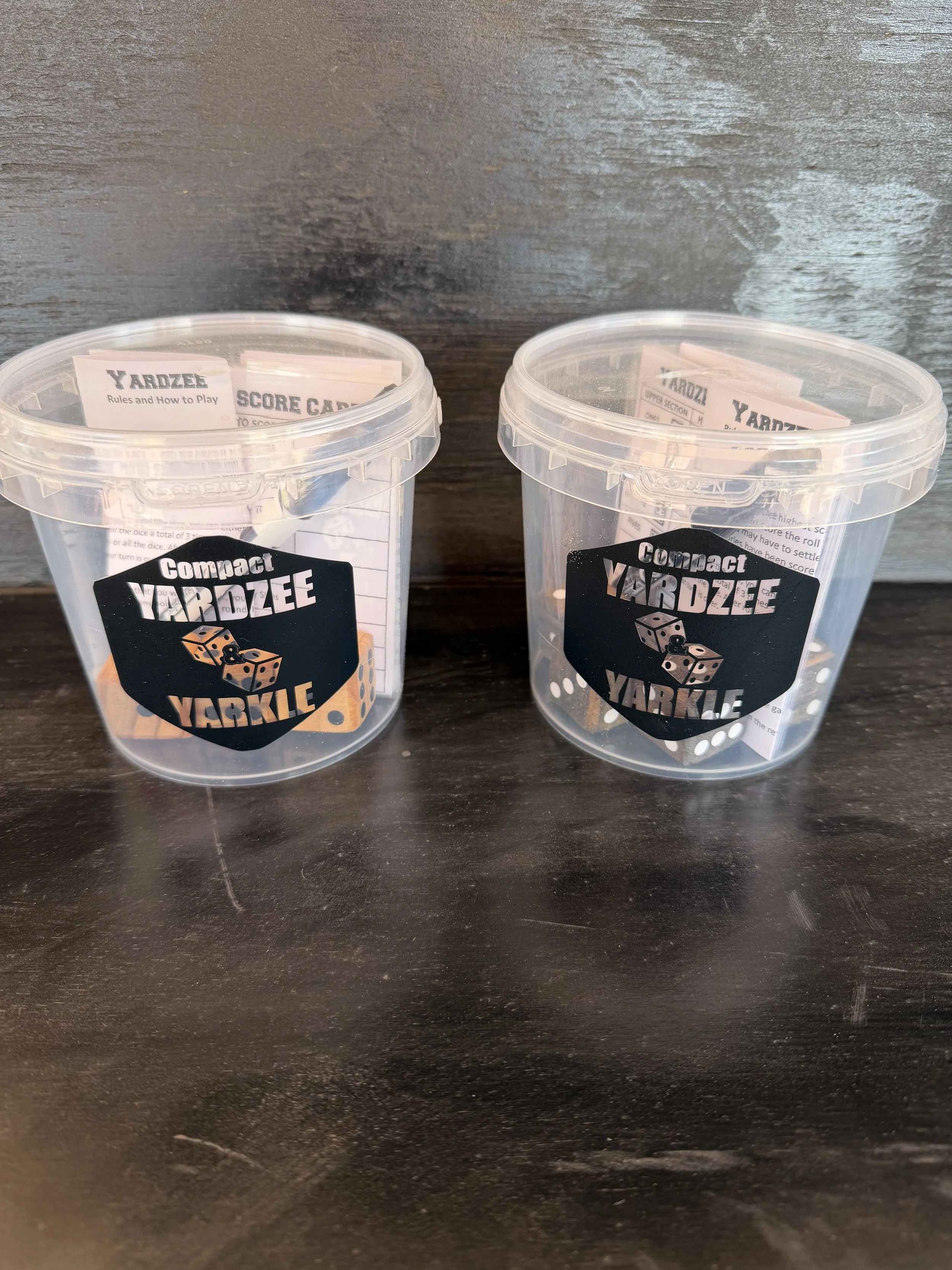 Compact Yardzee and Yarkle