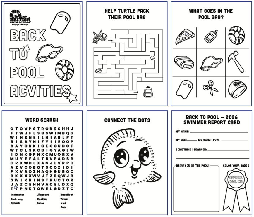 Activity booklet handout.