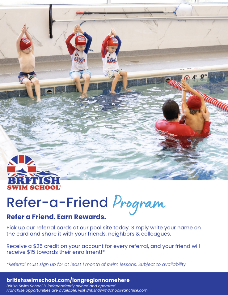 Refer-a-Friend single photo flyer example.
