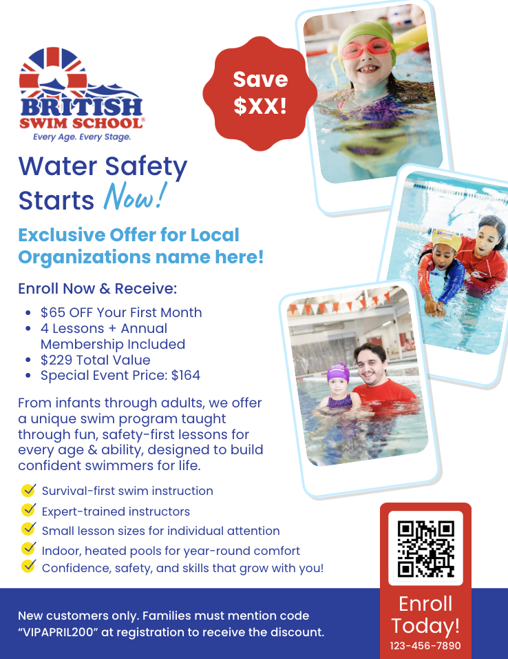 Example of a multi-photo flyer with a special offer.