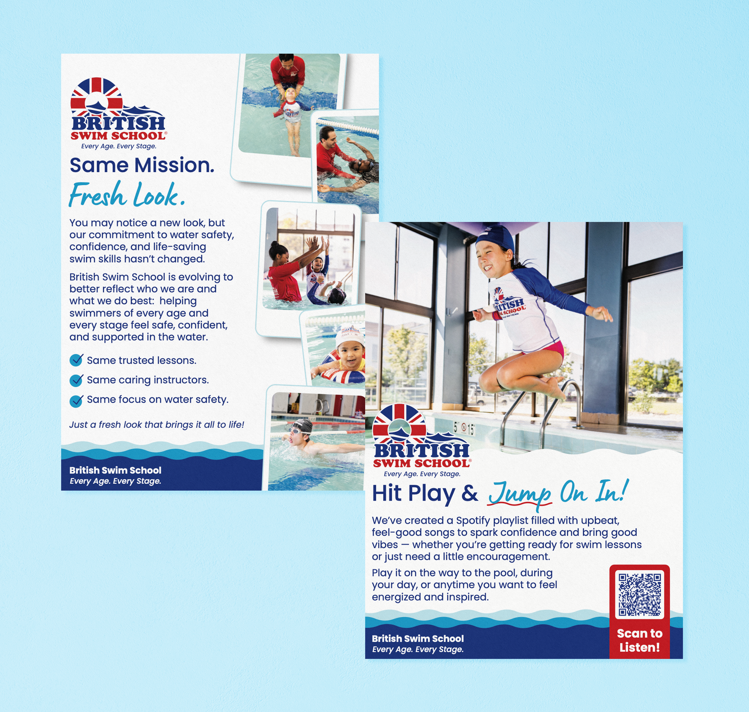 Rebrand Campaign flyers