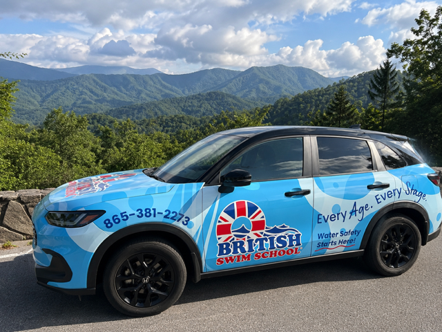 HR-V Car Wrap for Smoky Mountains Franchise Owner.