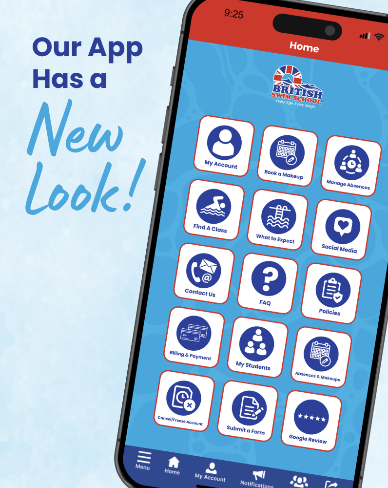 App refresh announcement social post.