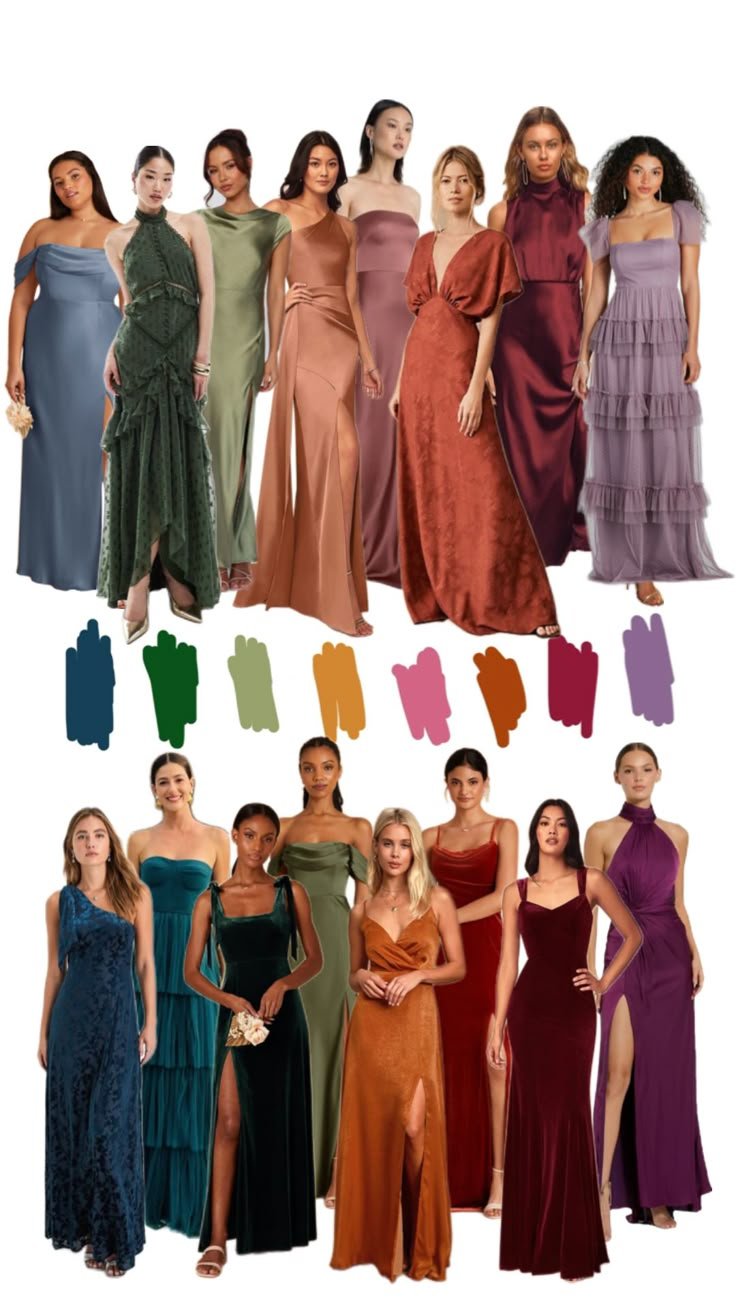 Jewel tone fall bridesmaids dresses.jpg