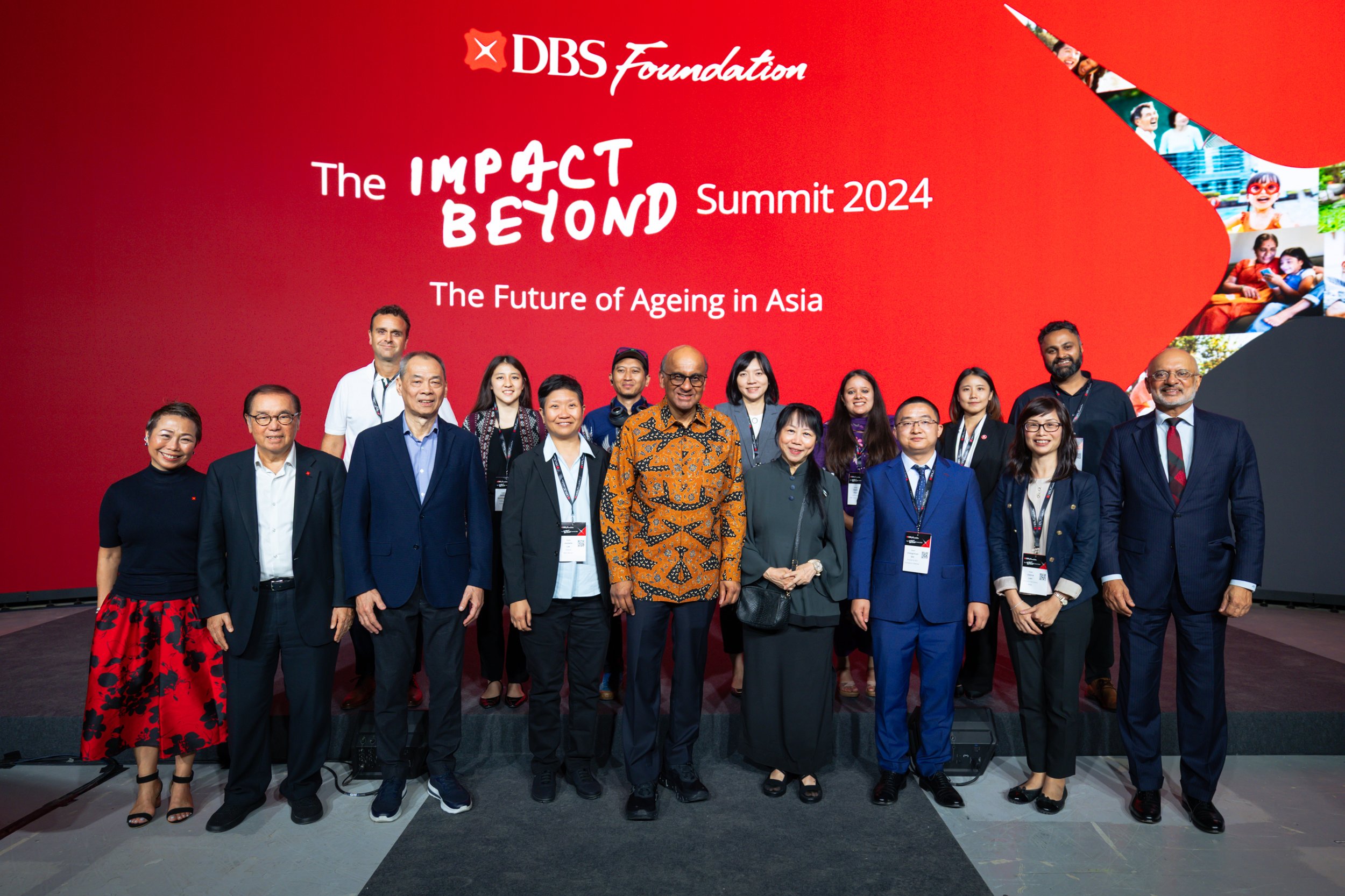 An event shoot for DBS Foundation for The Impact Beyond Summit, Future of Ageing in Asia. The President of Singapore, Tharman Shanmugaratnam, participated in the DBS Foundation's Impact Beyond Summit, where he discussed the challenges and opportuniti