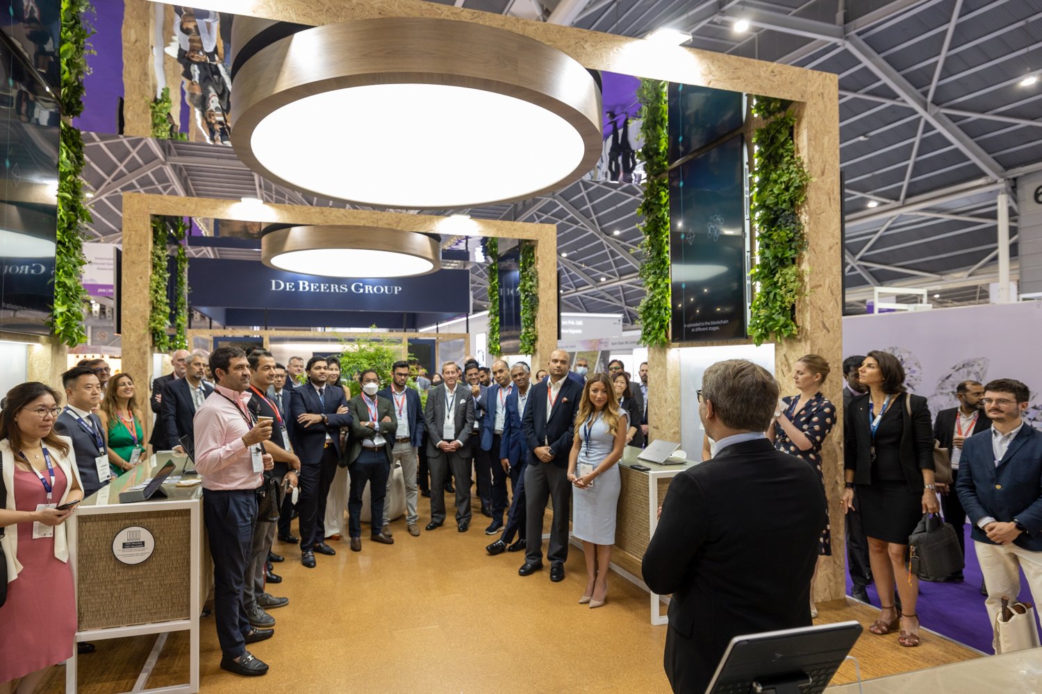 An event shoot for the world's leading diamond company De Beers Group at a jem and jewellery exhibition expo, in Singapore