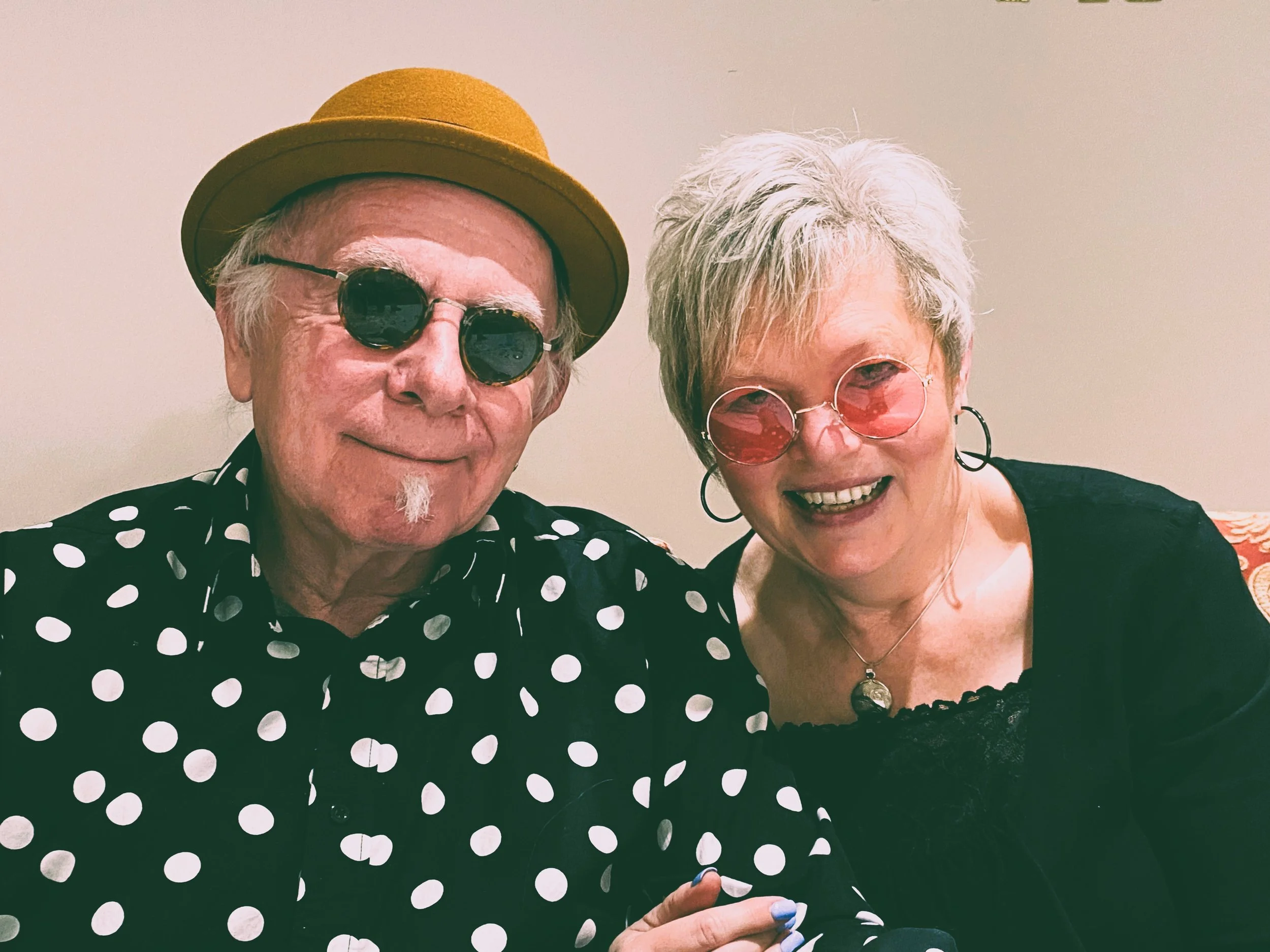 Wild Blue Herons with Horns!