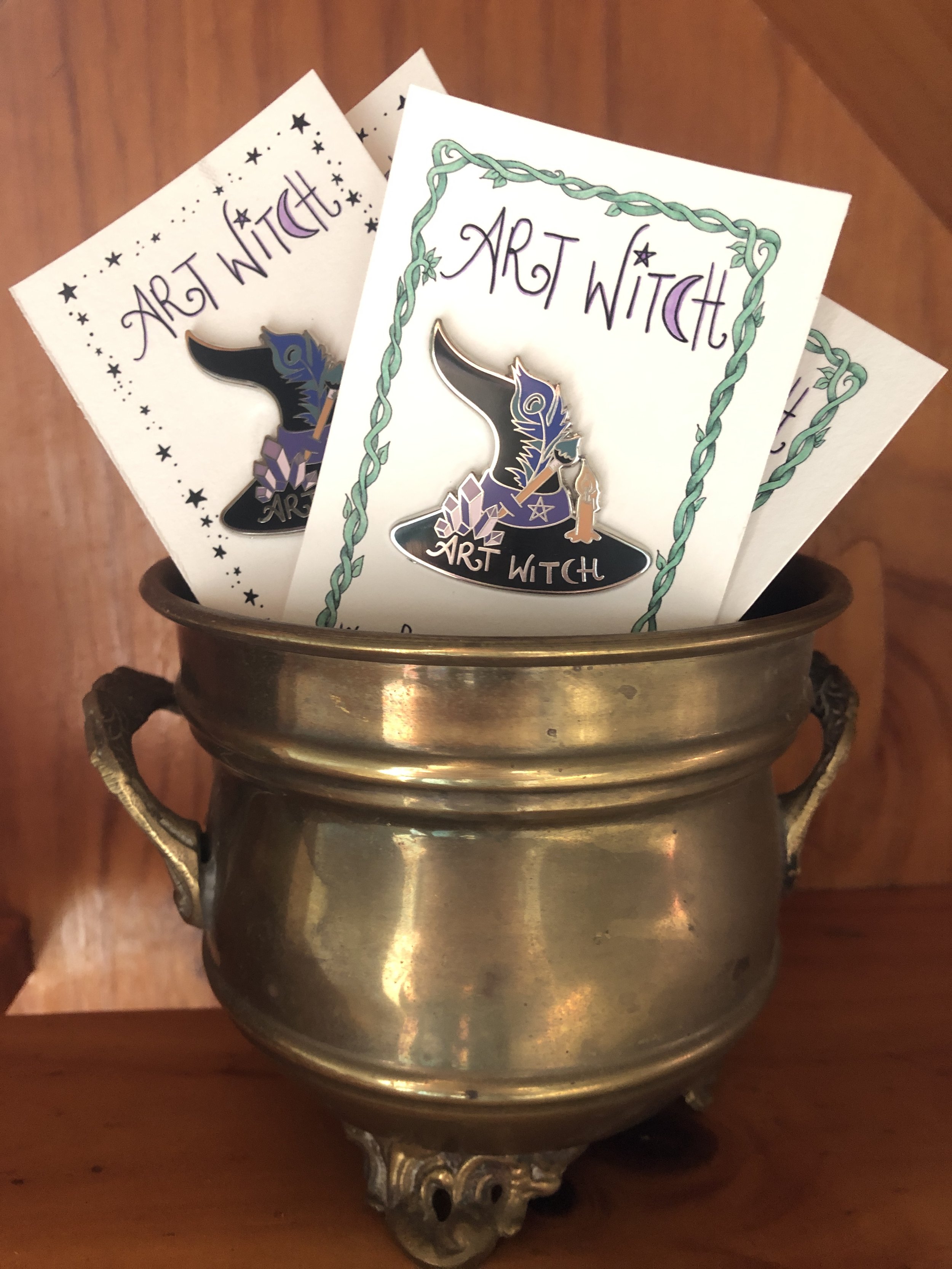 Art Witch Pins