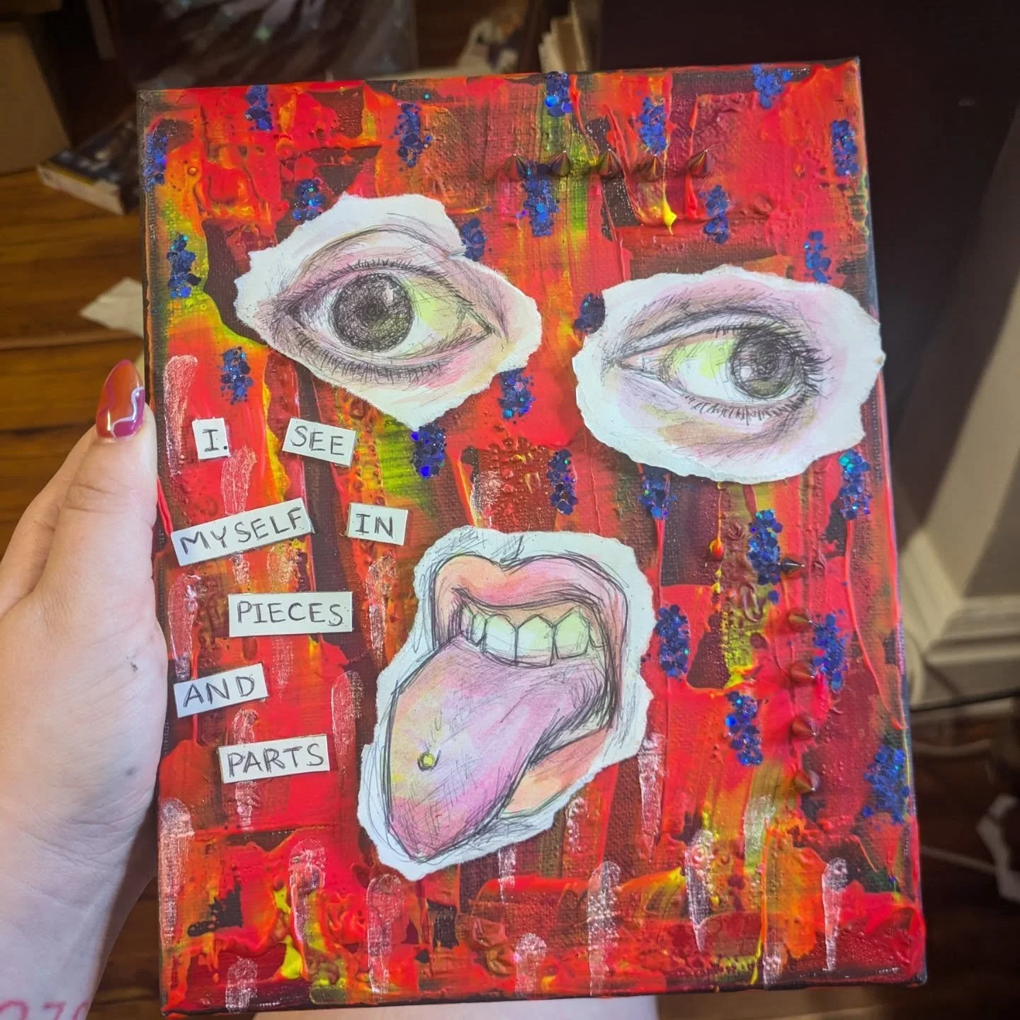 I couldn't let a long weekend end without making some art &lt;3