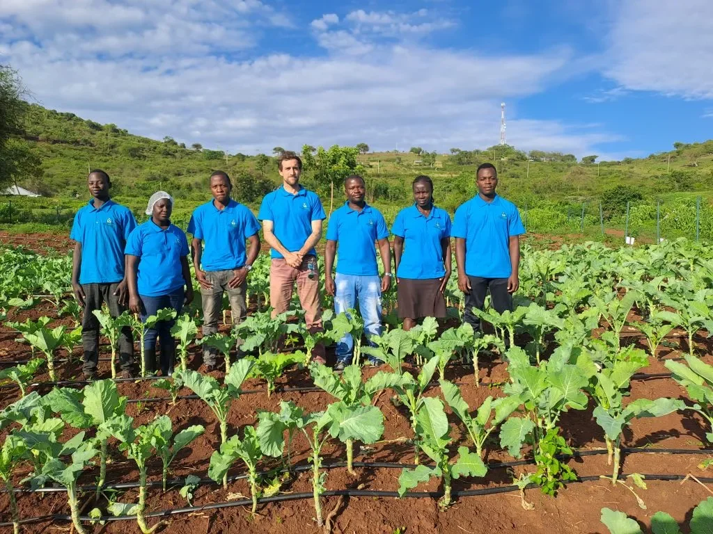 Stable Foods team supporting irrigation services for smallholder farmers in Kenya