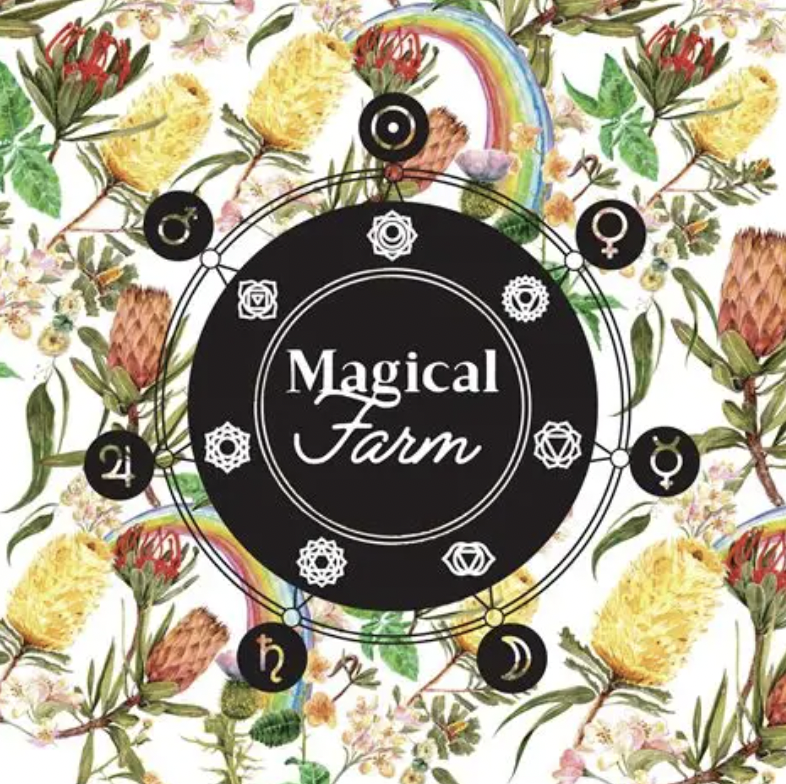 Logo of Magical Farm artwork by Tasmanian Graphic Designer and Artist Louise Thrush