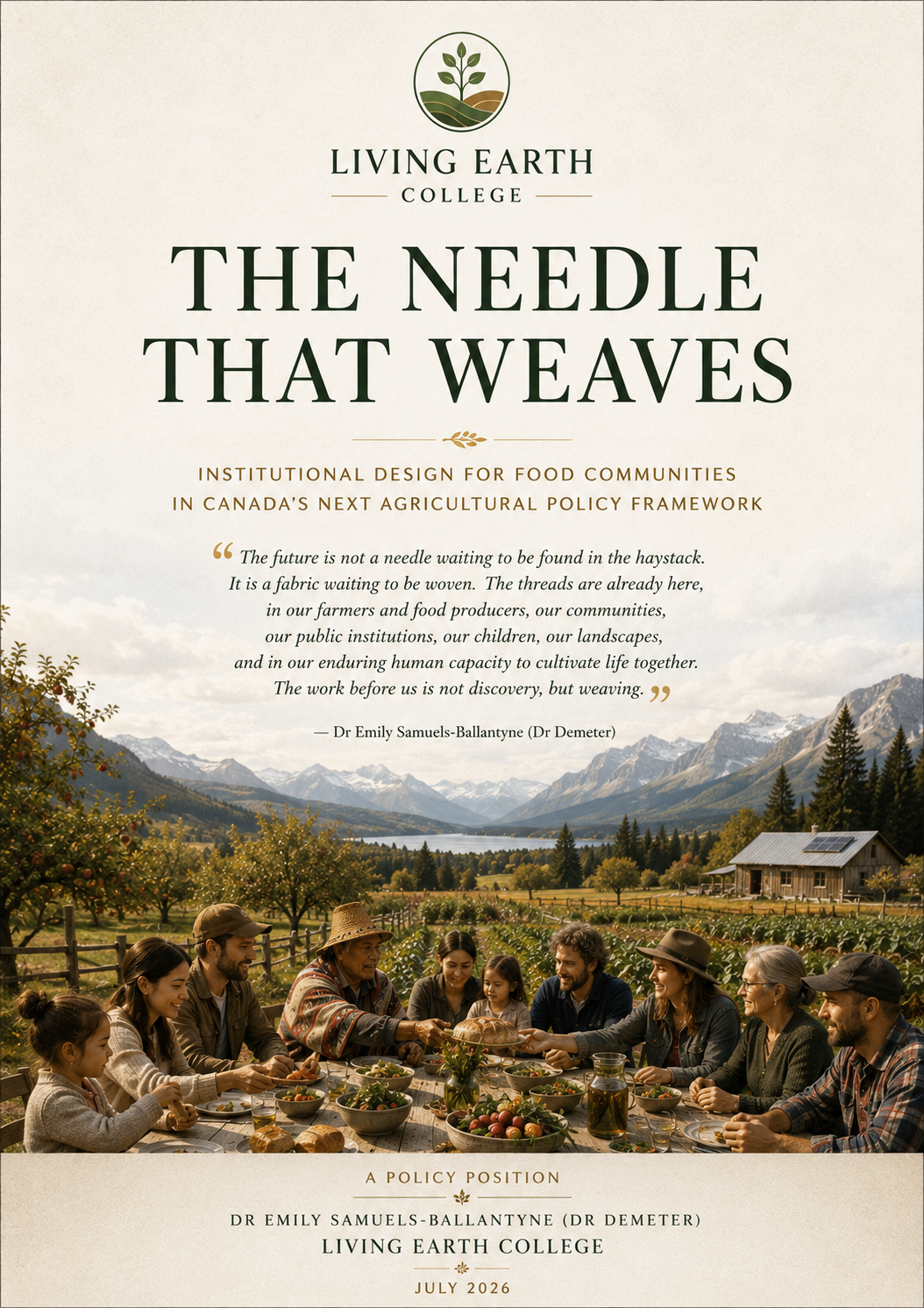 The Needle That Weaves