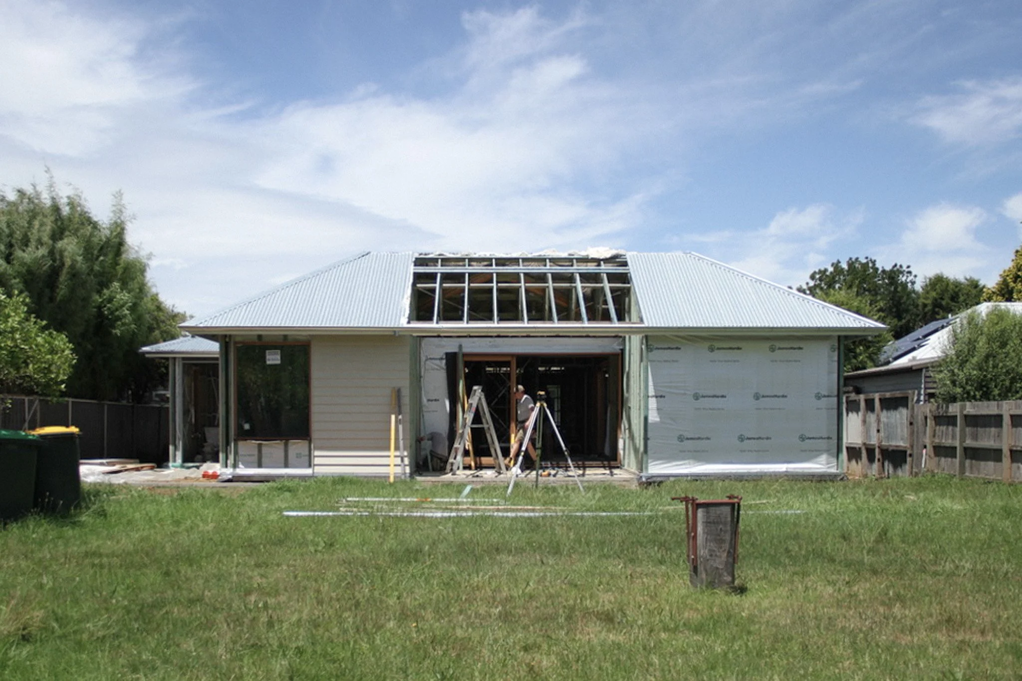 North-facing cottage construction Mittagong - solar design ZF Architects Southern Highlands