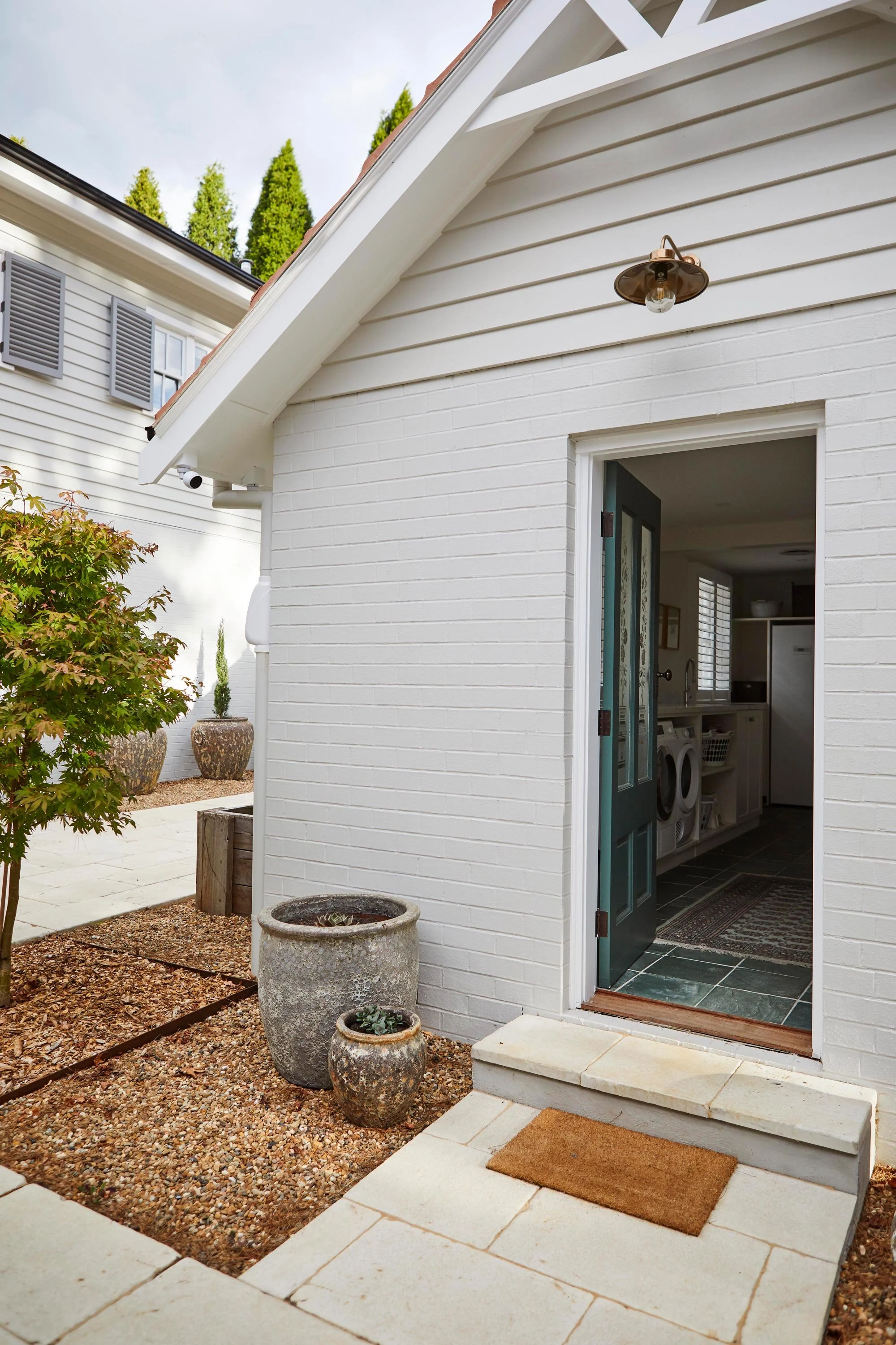 Renovated laundry entry Sutton Forest - functional design ZF Architects