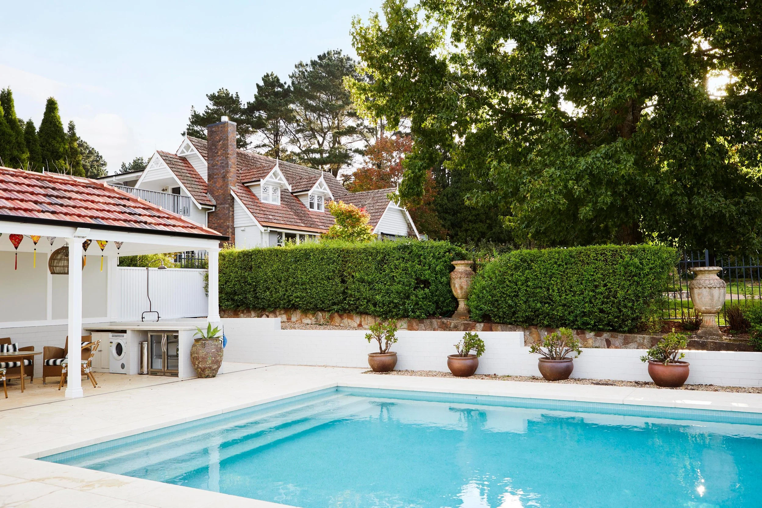 Renovated estate home Sutton Forest - luxury pool cabana ZF Architects