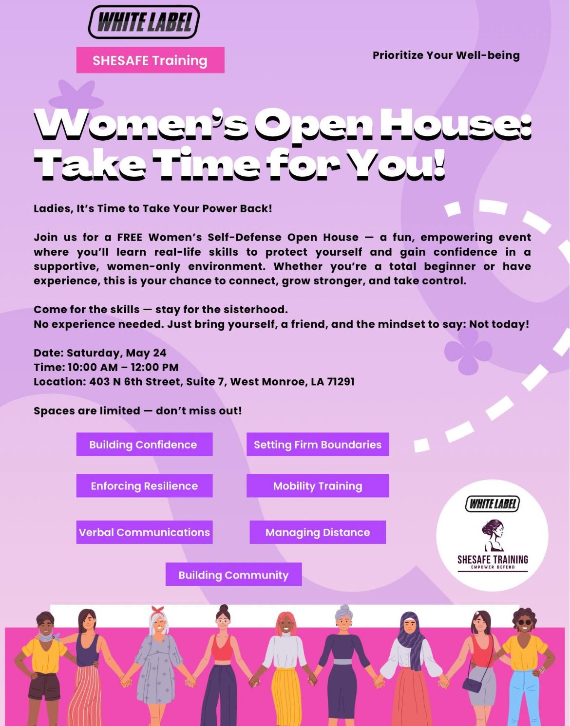 Women’s Self Defense Open House