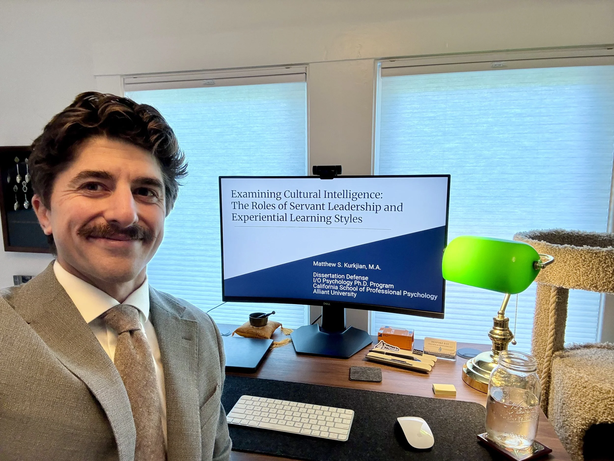 Today, I successfully defended my doctoral dissertation at Alliant University.