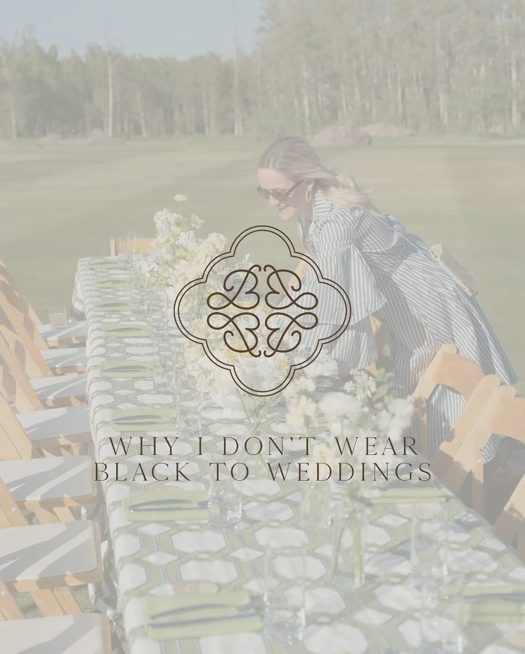 Because the service I provide is rooted in style. For each event I curate personal looks that accompany the design, meets guest dress code and allows me to clearly stand out as an extension of the host. My clients are drawn to me for my stylistic app