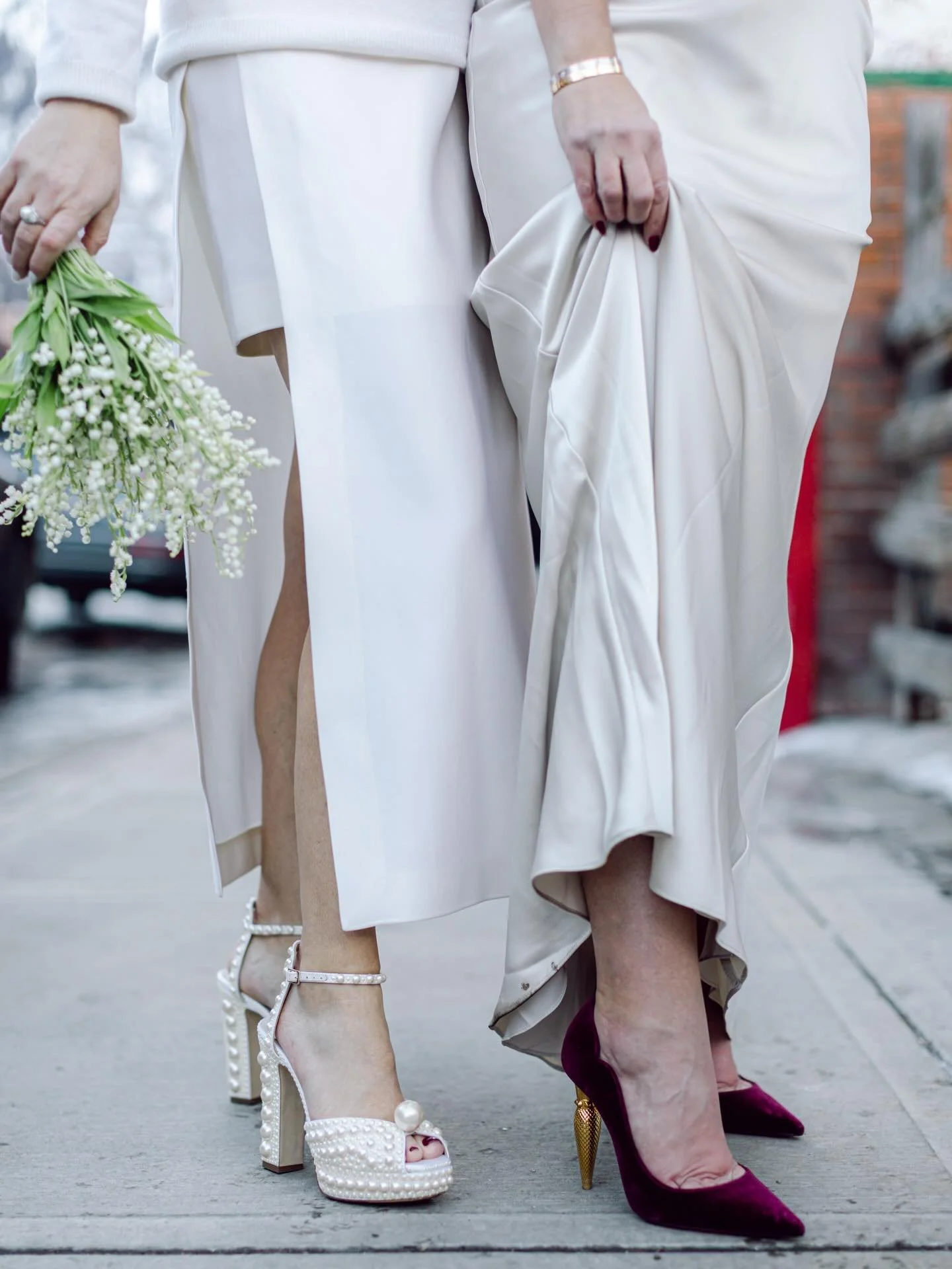 It&rsquo;s you. In every lifetime. Happy anniversary, my love, @jwogilvie. 

Photo | @abielivesayphotography 
Floral x Decor | @newleaftelluride @astudiocollection 
Paper | @studioashmohr 
Hair | @yougotmoxie
Shoes | @jimmychoo @christianlouboutin 
F