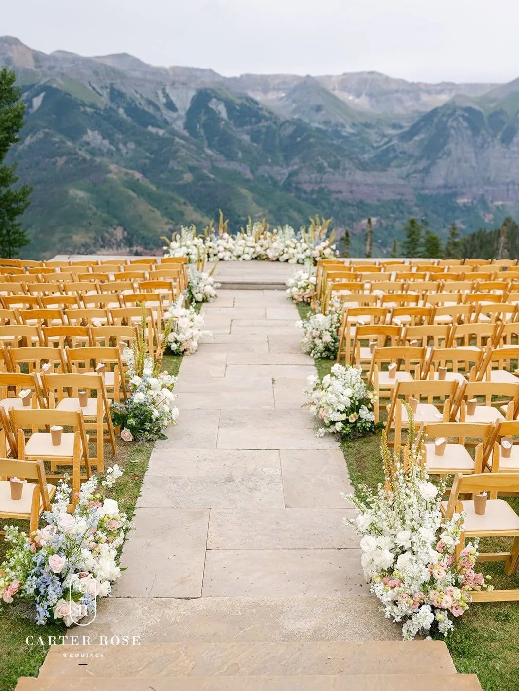 Breathtaking at 10,540 feet. The view. The bride. Her squad. The details.

Photo | @carterrose
Floral &amp; Decor | @lushaevents
Paper | @xowyopaper
Venue | @tellurideweddings
Ceremony Music | @telluride_strings 
Video | @wesfilms
Hair &amp; Makeup |