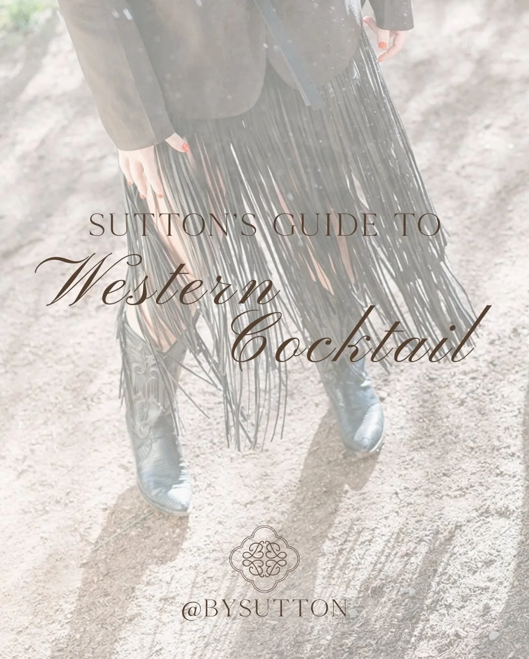 DRESS CODE | Sutton&rsquo;s guide to Western Cocktail. This attire is being requested more than ever across the Mountain West and the options are so wearable and fun. The key here is to keep it layered and rich to avoid feeling costume. Giddy up!

#w