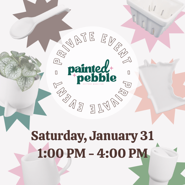 Private Event: January 31st, 1:00pm - 4:00pm