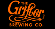 Logo of The Grifter Brewing Co. with orange text on a black background.