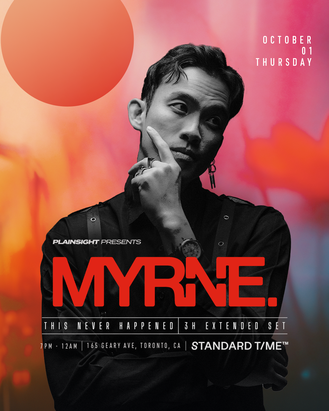 Myrne (3 Hour Set) flyer