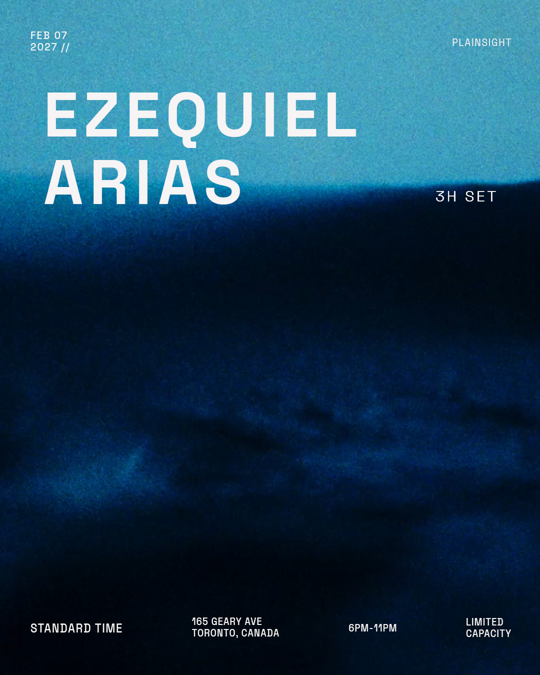 Ezequiel Arias of Anjunadeep at Standard Time, Toronto on Feb 7th, 2027