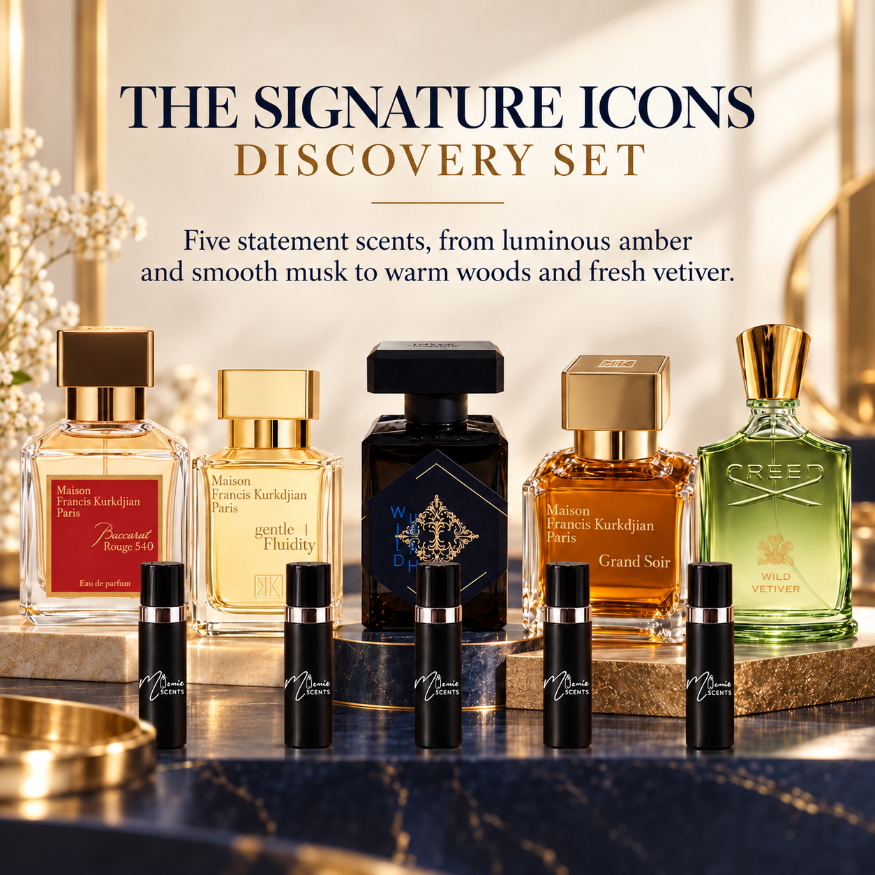 DICOVERY SET - SIGNATURE ICONS - 5 X 3 ml decants