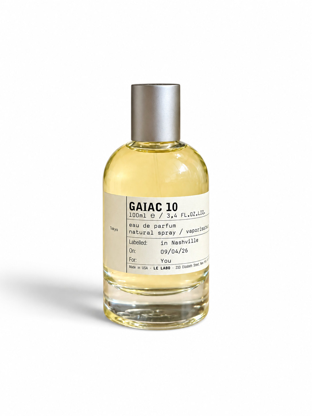 Le Labo - GAIAC 10  Eau de Parfum - CITY EXCLUSIVE - Tokyo