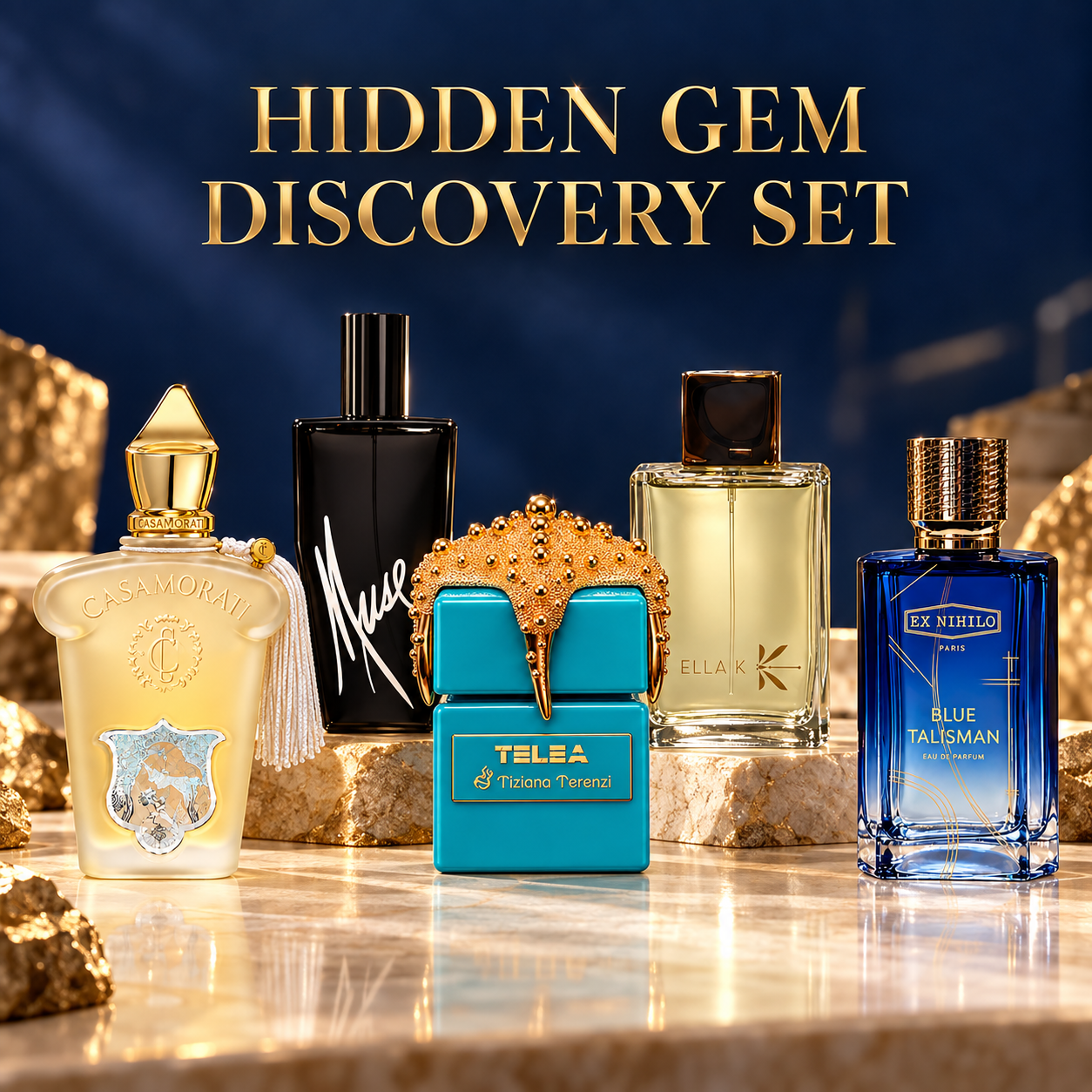 DISCOVERY SET - HIDDEN GEMS - 5 X 3 ml decants