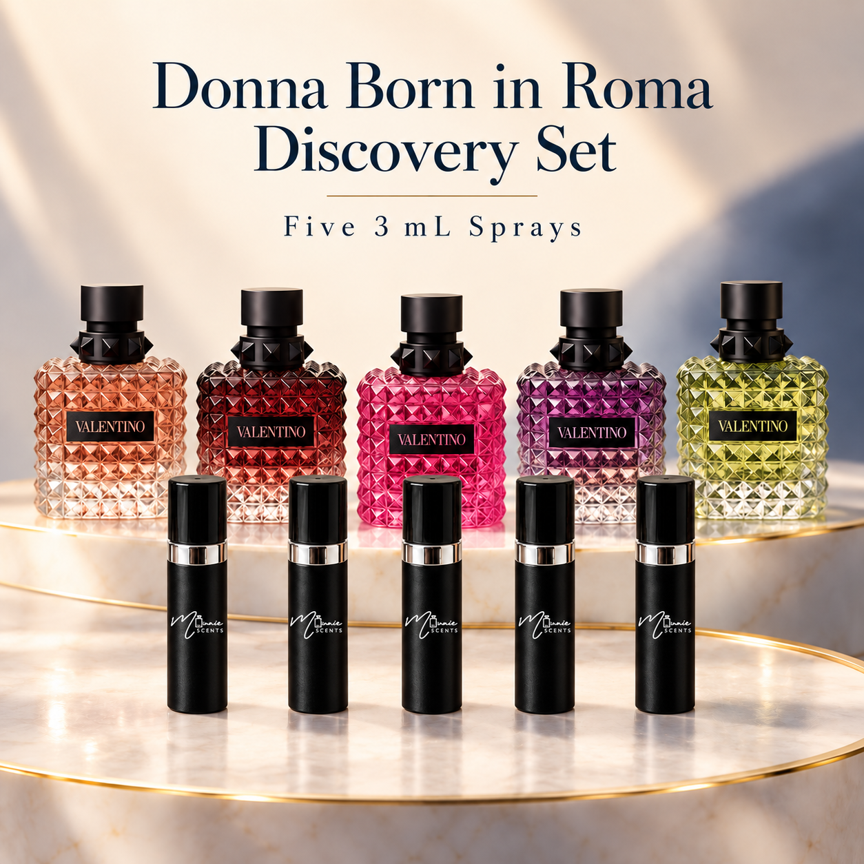 DISCOVERY SET - DONNA BORN IN ROMA - 5 X 3 ml decants
