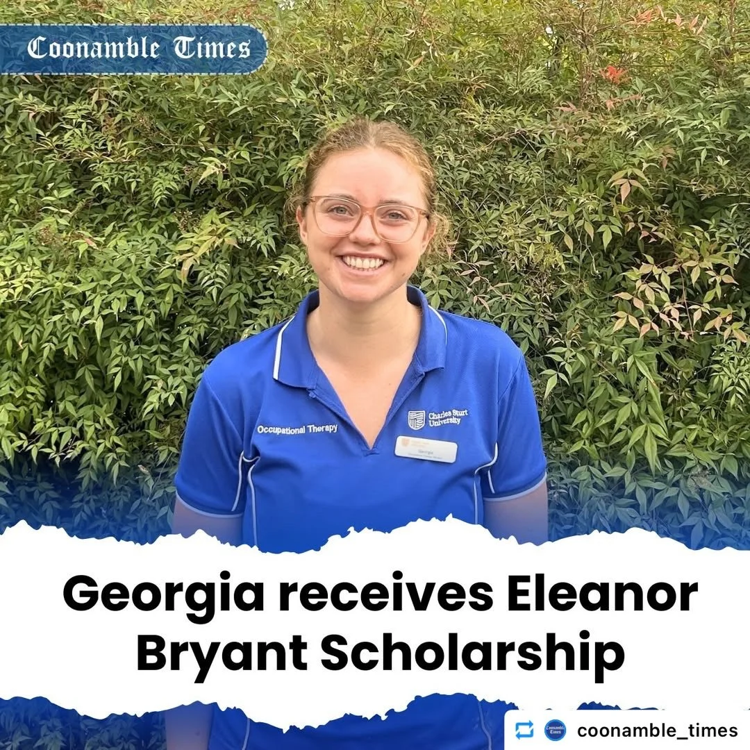 Congratulations Georgia! We wish you all the best for your final year of study 🎓

💚🩷

#eleanorbryantmemorialfund #ruralalliedhealth #coonamblensw #scholarships