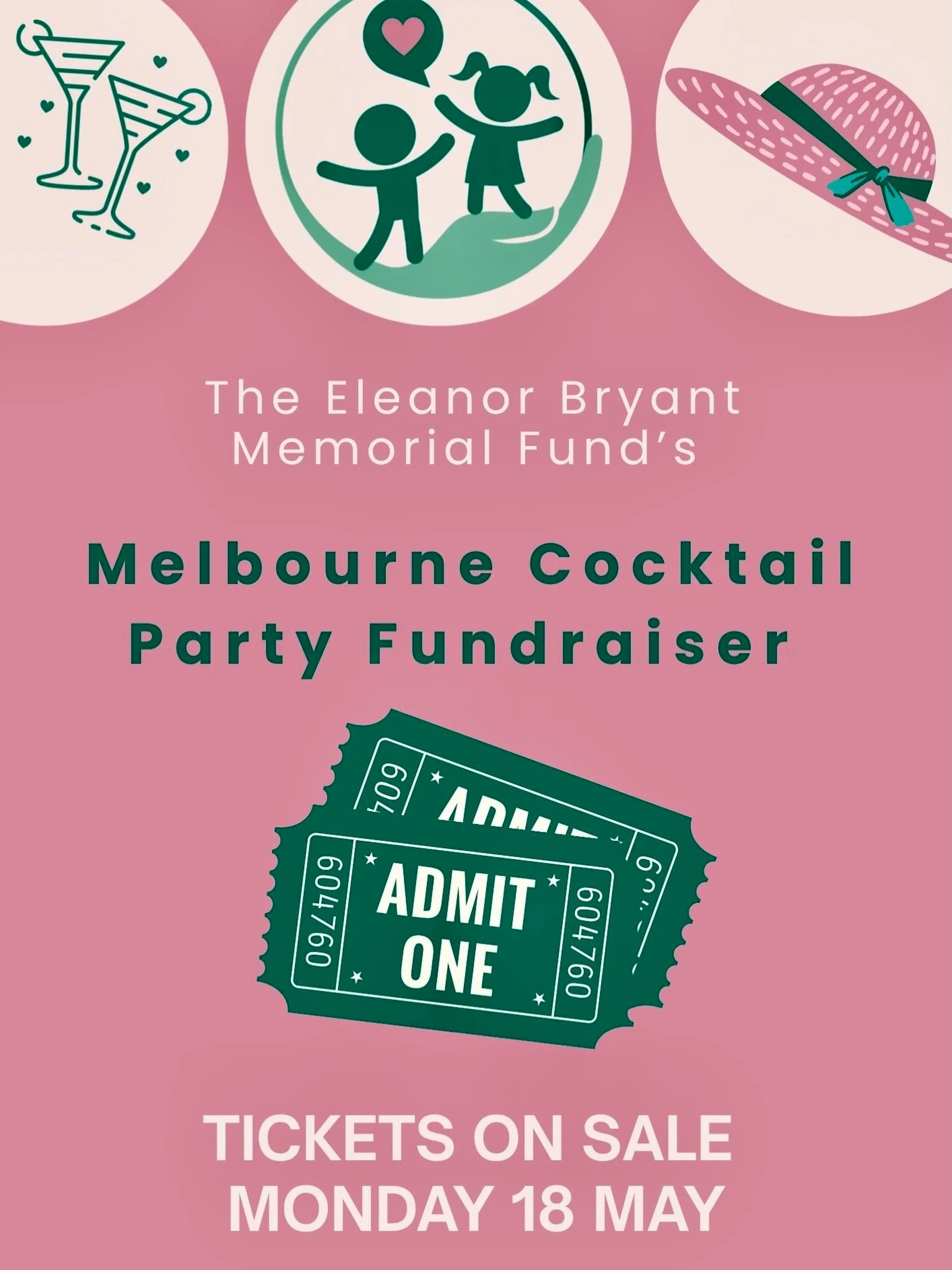 The Eleanor Bryant Memorial Fund invites the community to a special fundraising event 🩷💚

Join us for a colourful and celebratory evening at one of Australia&rsquo;s most iconic venues as we come together to honour Eleanor&rsquo;s memory and supp