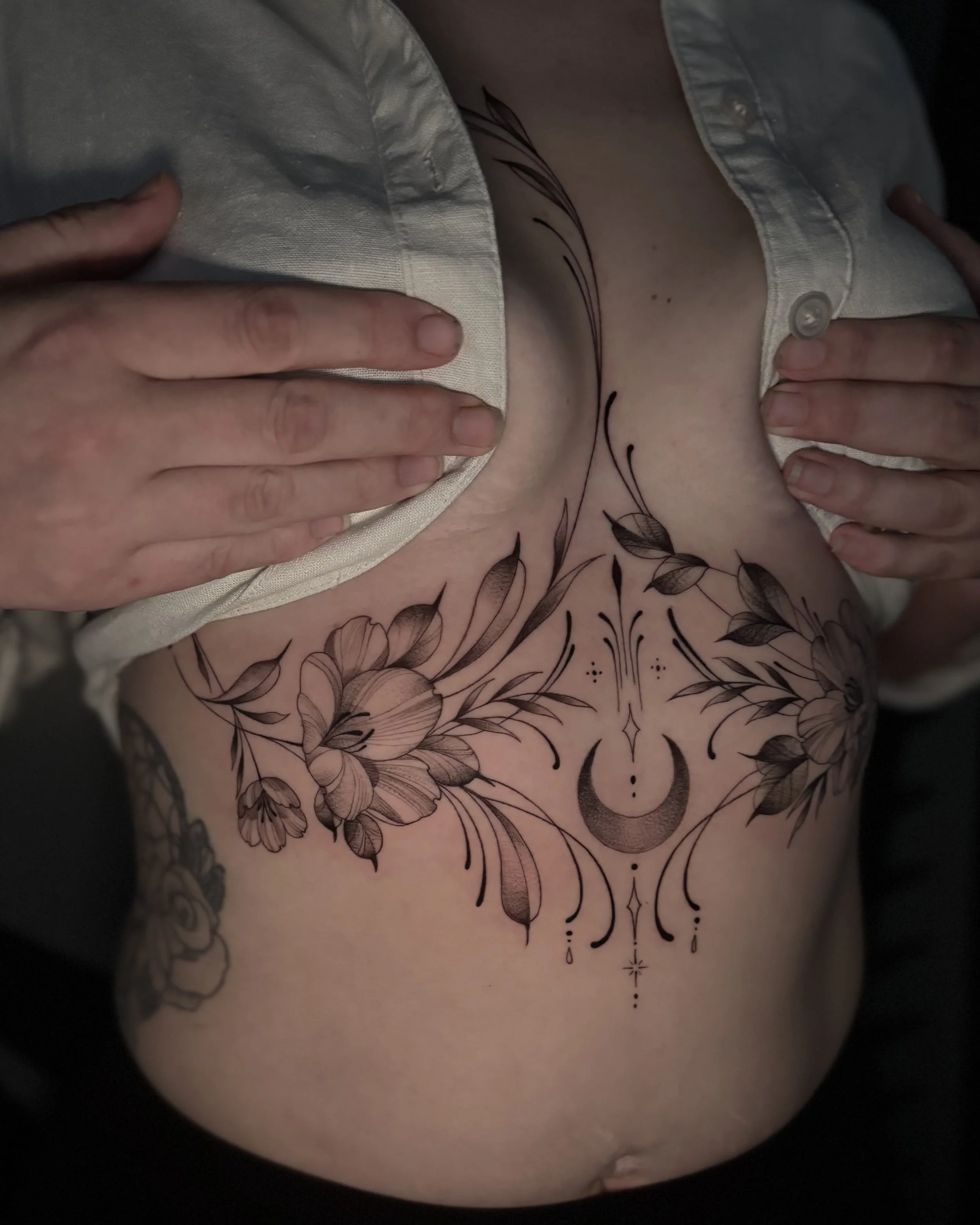 Florals, Ornamental and fine lines