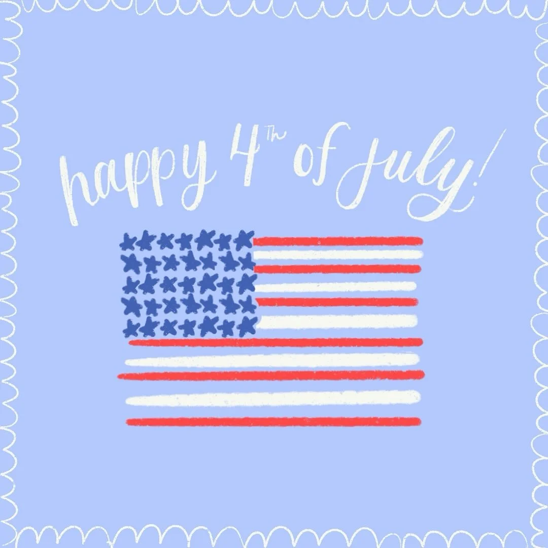 Happy Fourth of July 🇺🇸🌭 we hope you all have wonderful day celebrating with your friends and family! 

Shop our website this weekend and use the code HAPPYFOURTH at checkout for 25% off your purchase!!
