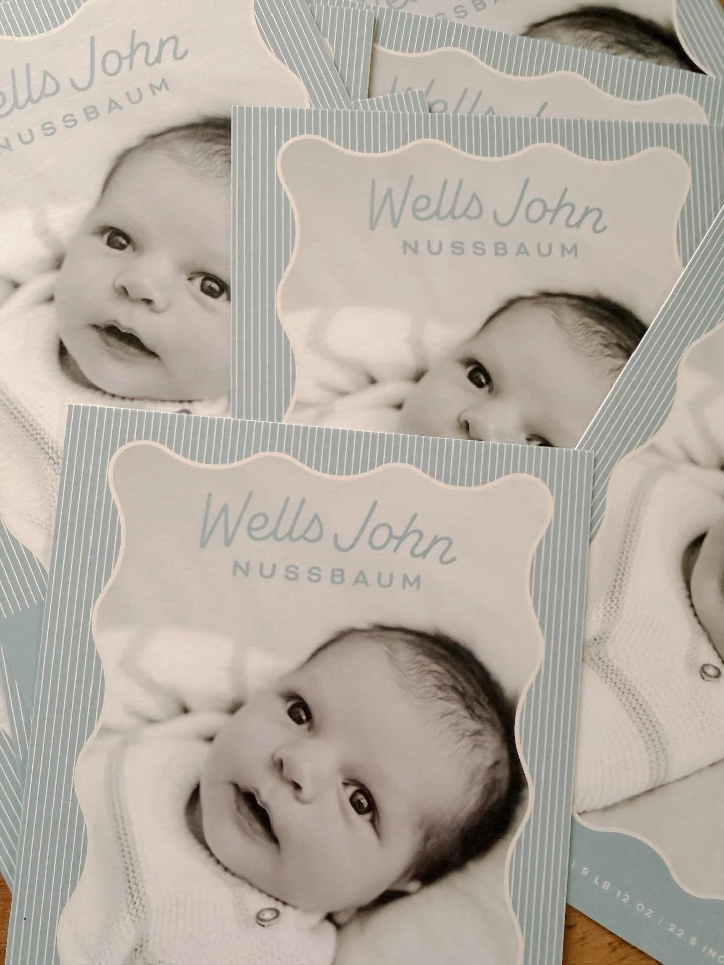 Just hit SIX months with Wells and realized we never shared one of our favorite birth announcements 🩵 

We took a little post-holiday break from custom projects but now we are back and ready to help you create the most fun, thoughtful designs for yo