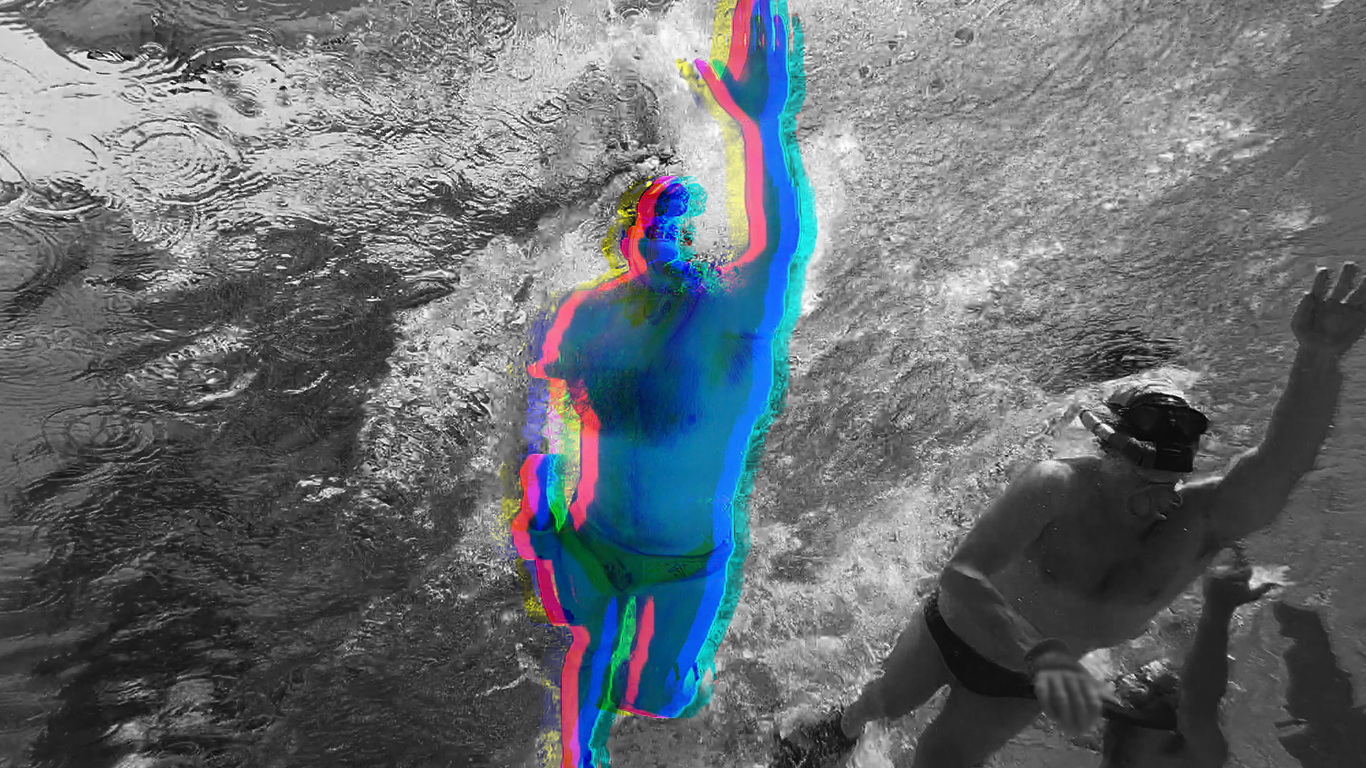 Underwater Hockey Player