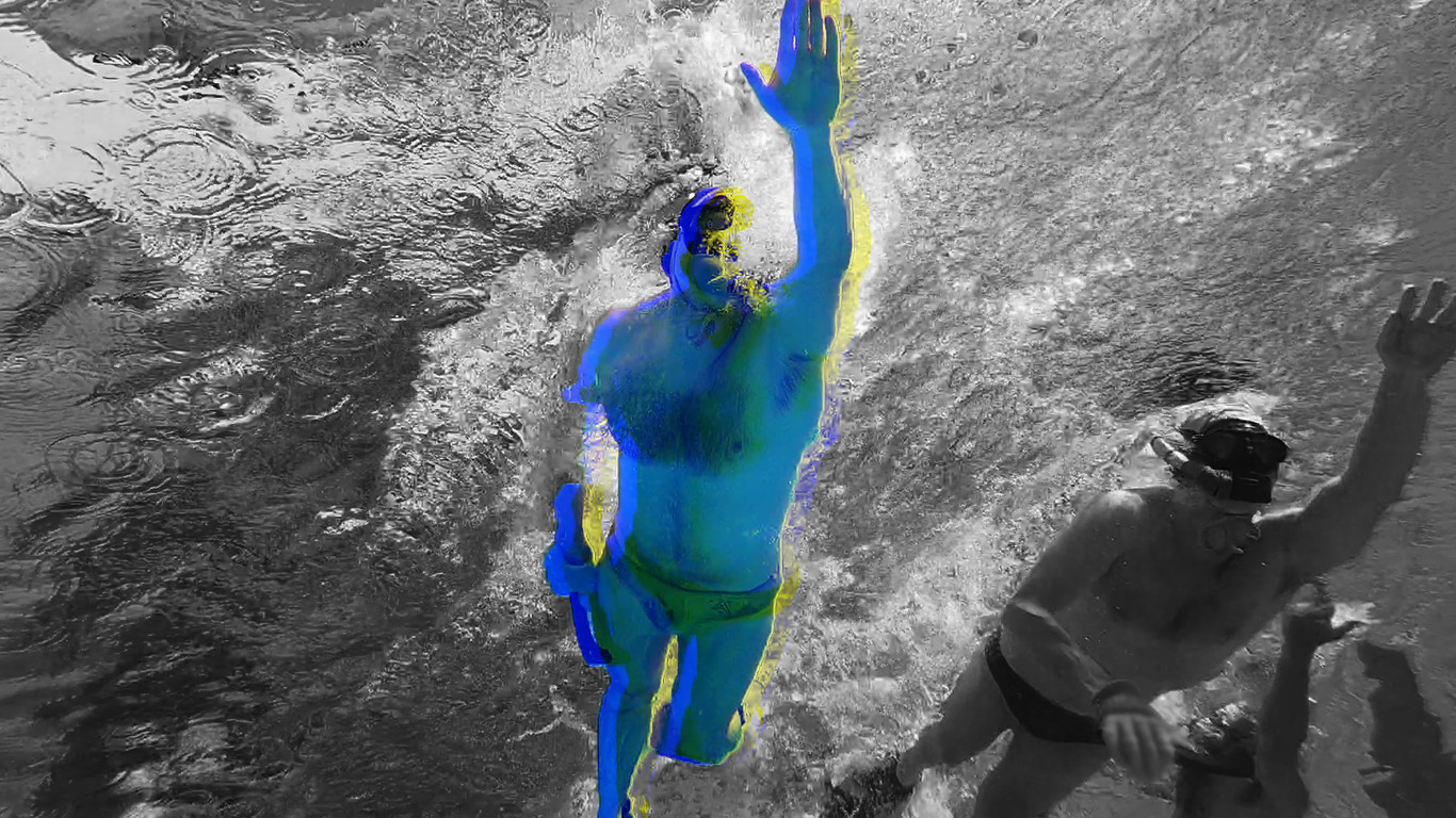 Underwater Hockey Player