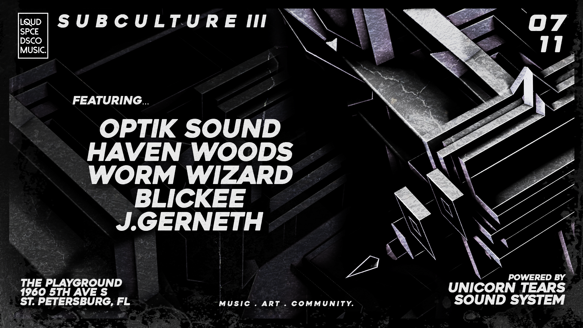 Liquid Space Disco Music Presents... SubCulture III