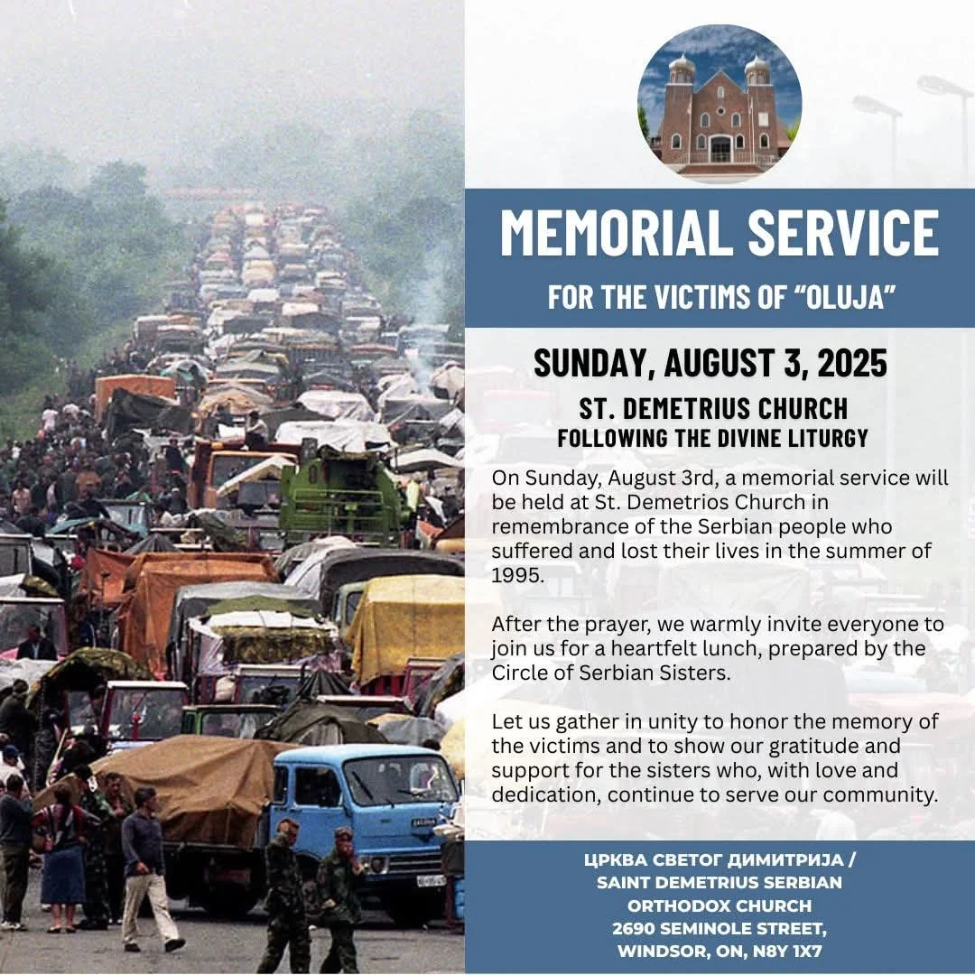 Memorial Service For Victims Of "Oluja"