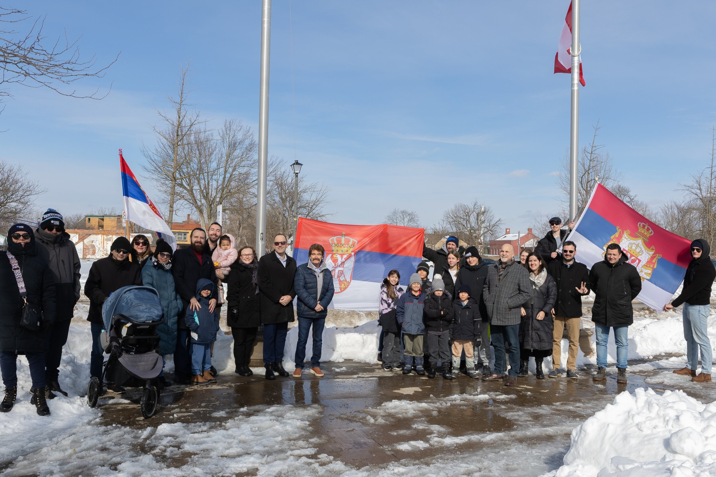 Niagara Falls City Hall Commemorates Serbian Statehood Day
