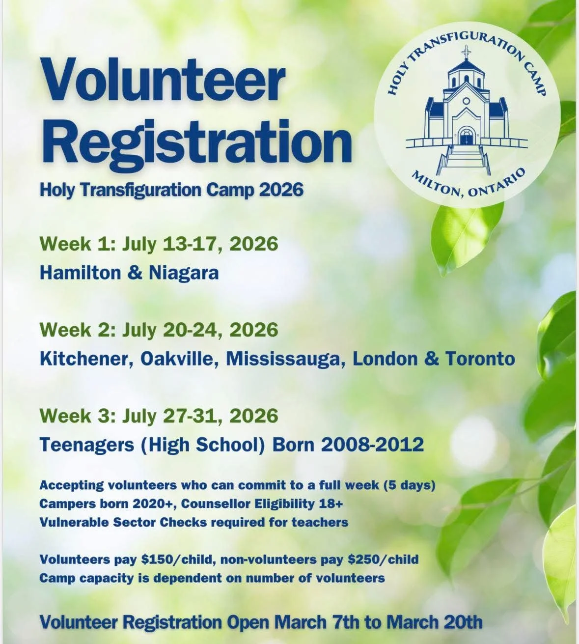 HTC 2026 Volunteer Registration