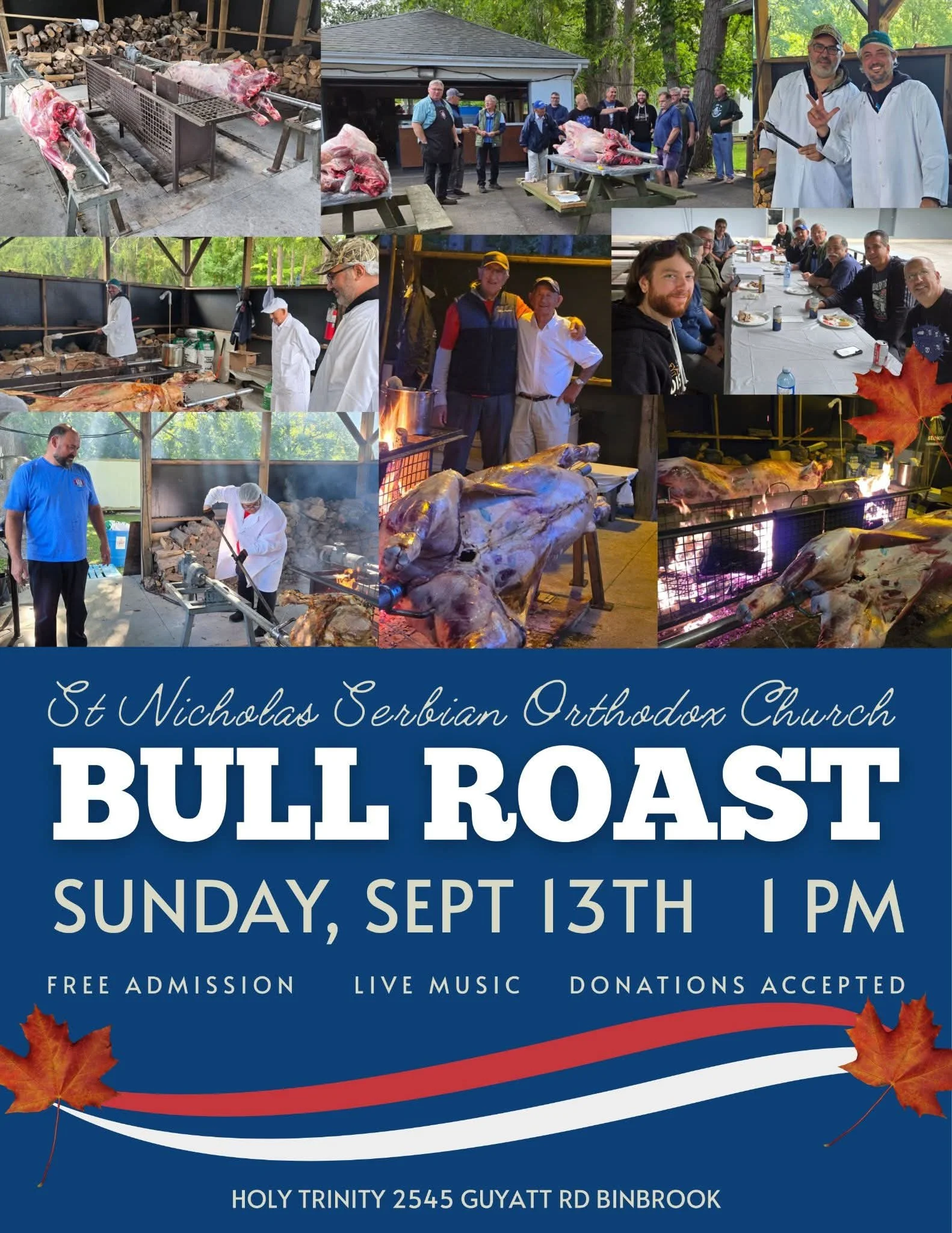 St Nicholas Serbian Orthodox Church, Bull Roast 13. September 2026