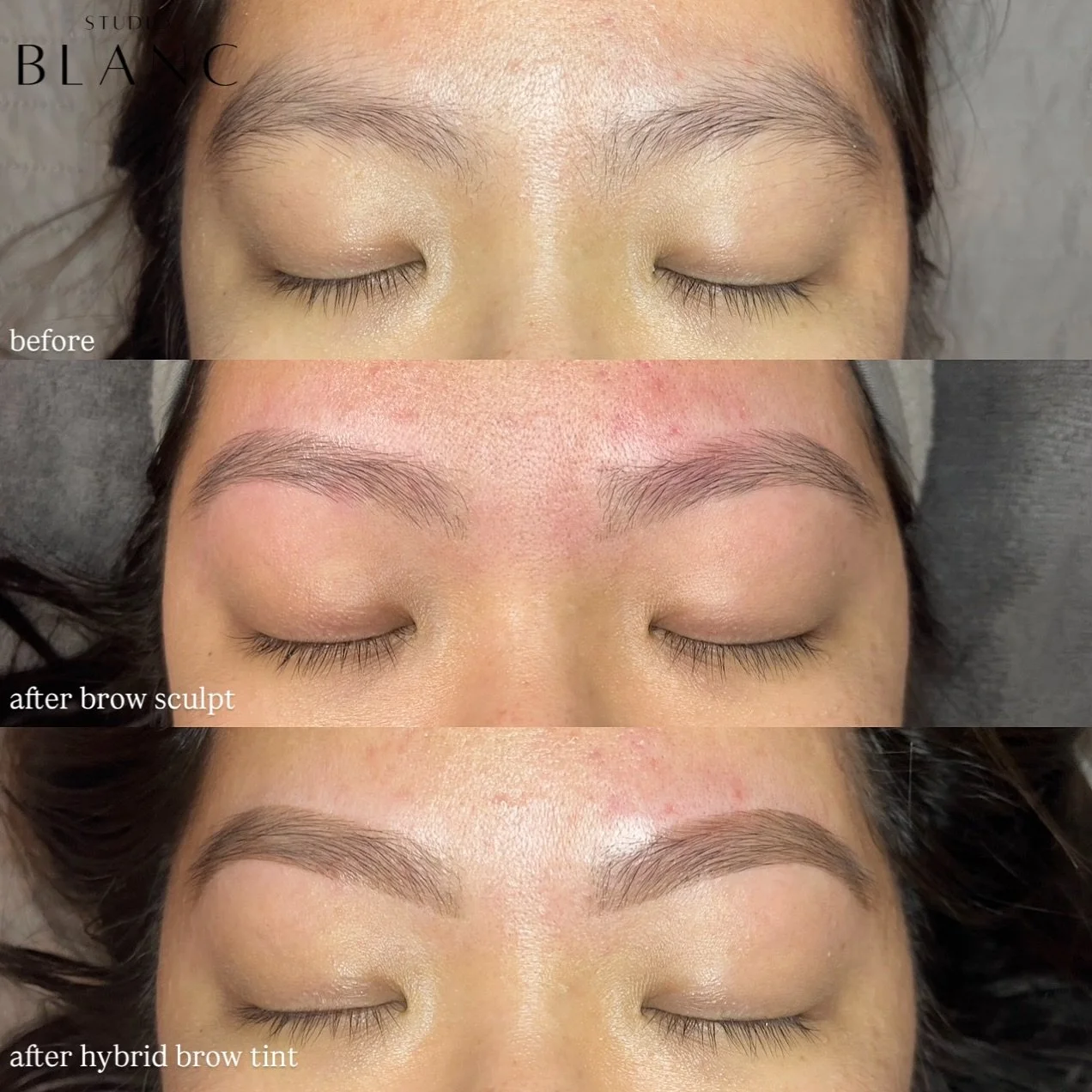same brow, different results!

brow sculpt is great for that natural brow look, whereas a hybrid brow tint can take your look to another level. 
it&rsquo;s perfect for those moments when you don&rsquo;t want the hassle of doing your brows every day, 