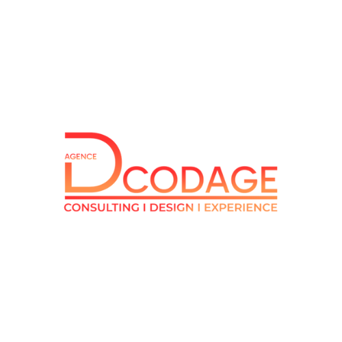 Logo de l'agence Dcodage basée à Toronto, offrant des services de consulting, design et expérience clientèle